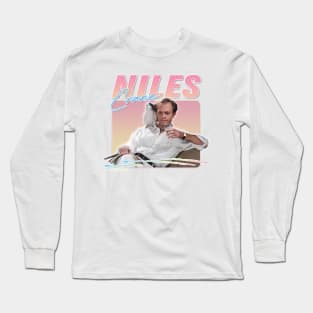 Niles Crane / 90s Aesthetic Design Long Sleeve T-Shirt